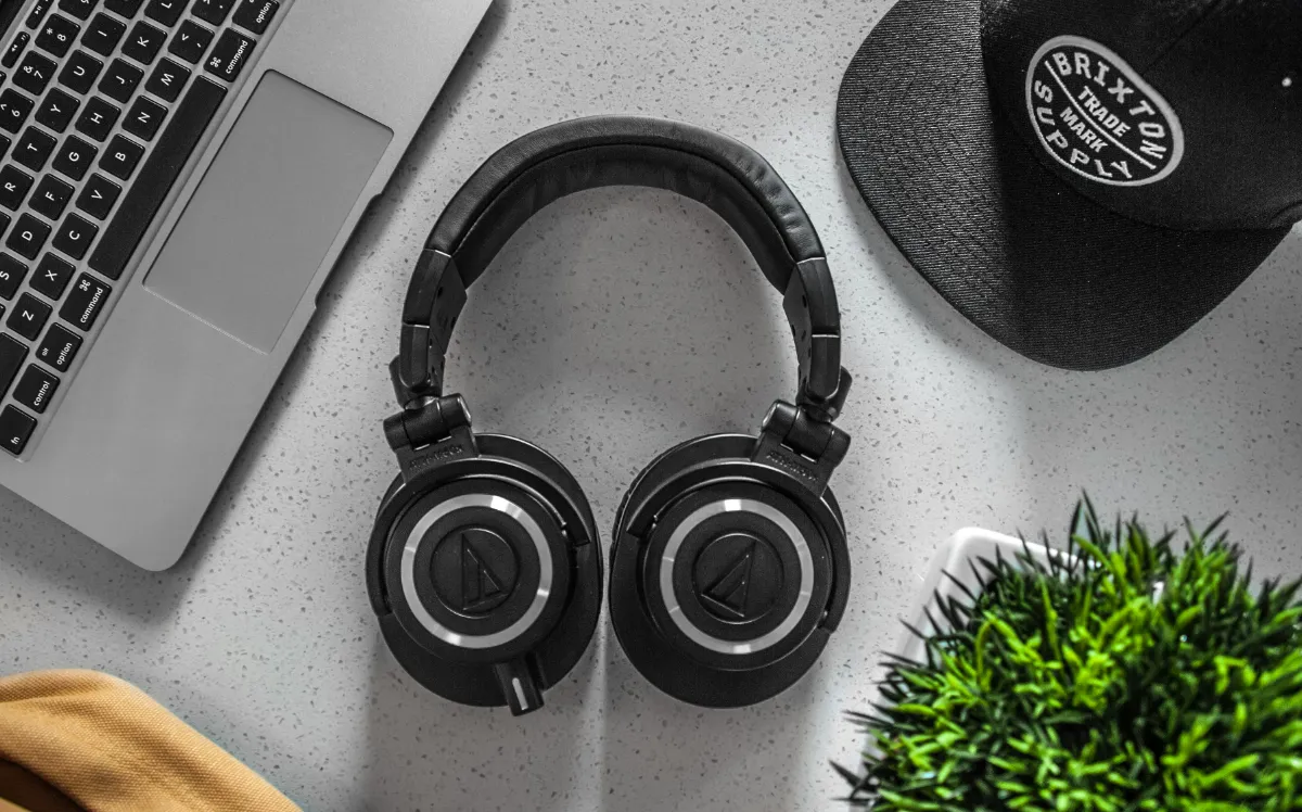 Sound effects and music tracks organized in a creative library